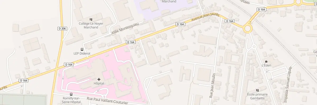 Plan du 65 Av Jean Jaurès à Romilly-sur-Seine