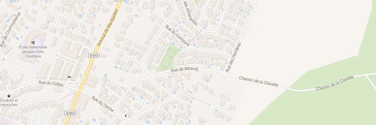 Plan du 13 Rue de Mireval à Gigean