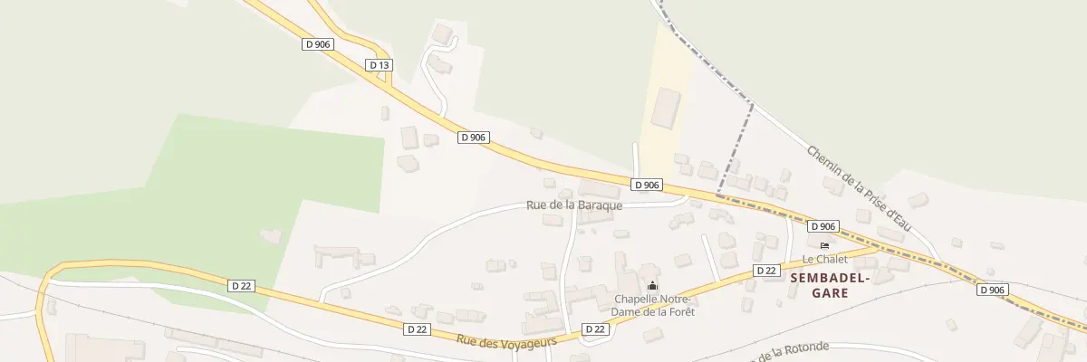 Plan du 6 Rue de la Baraque à Sembadel