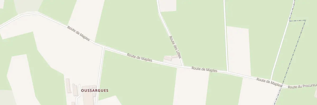 Plan du 5031 Oussargues à Mayres