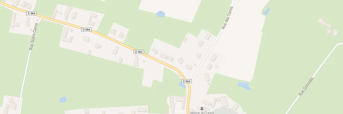 Plan du 8J Rte de Landrecies au Favril