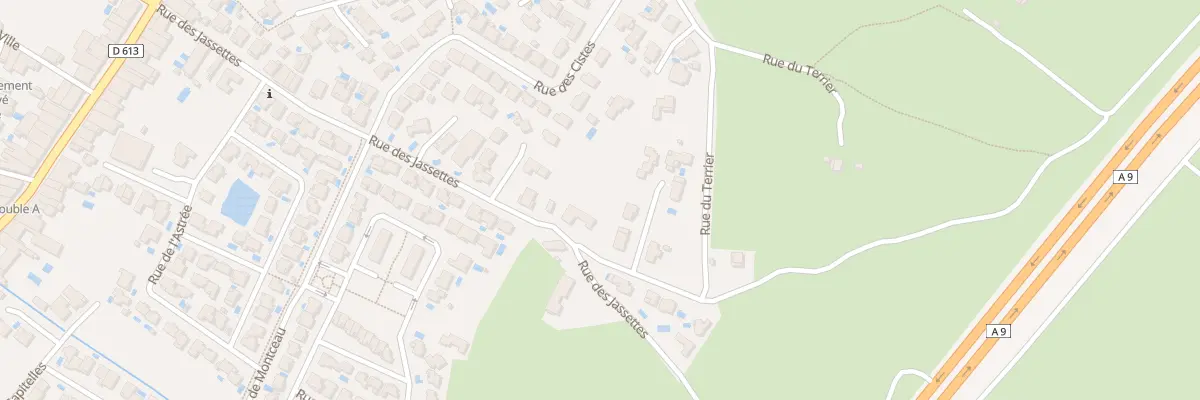 Plan du 35 Rue des Jassettes à Gigean