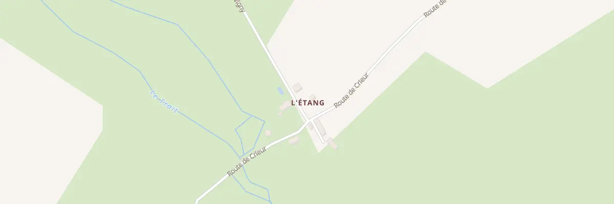Plan du 1175 Rue de Sauvigny à Aunay-en-Bazois
