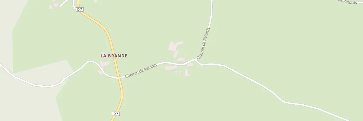 Plan du 82 Che de Retords à La Chabanne
