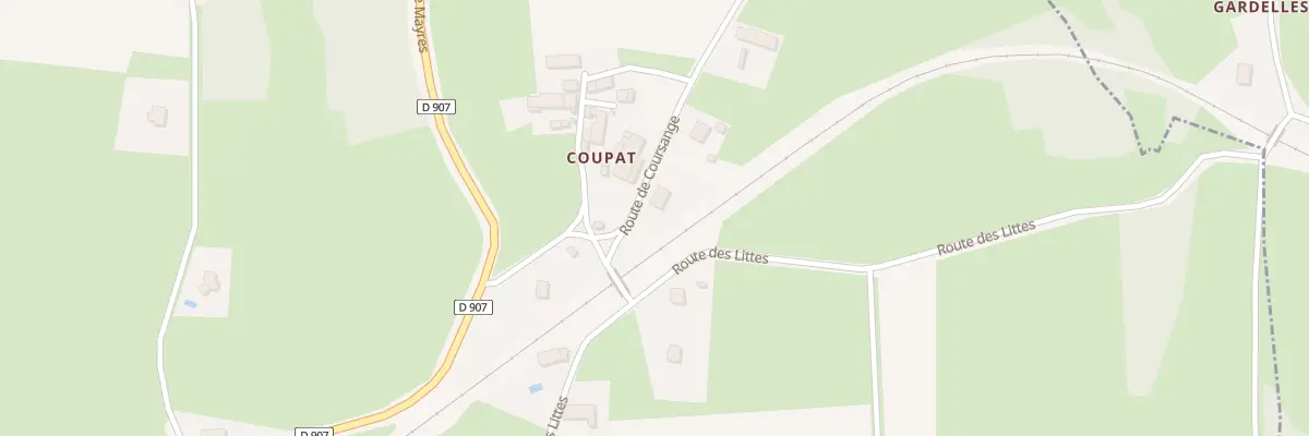 Plan du 5035 Coupas à Mayres