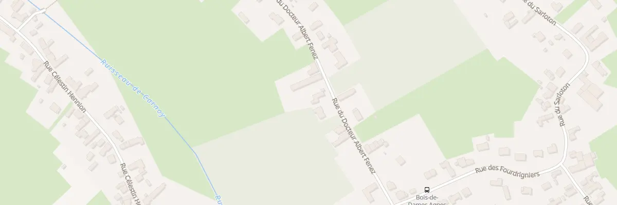 Plan du 1119 Rue du Doc Albert Fenez à Gommegnies