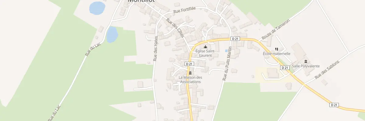 Plan du 4 Rue des Métiers à Montillot