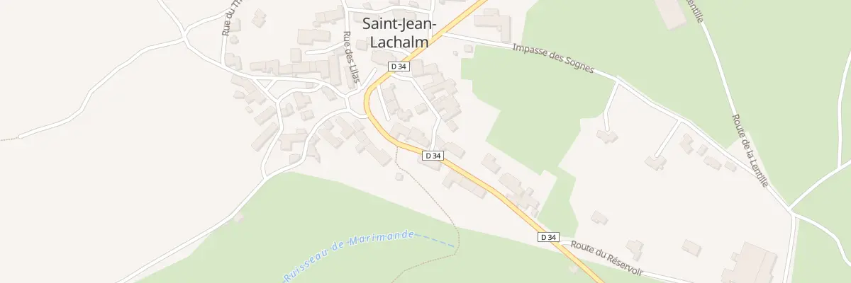 Plan du 317 Rte du Haut Allier à Saint-Jean-Lachalm