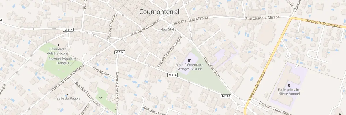 Plan du 3 Rue Petite Calade à Cournonterral