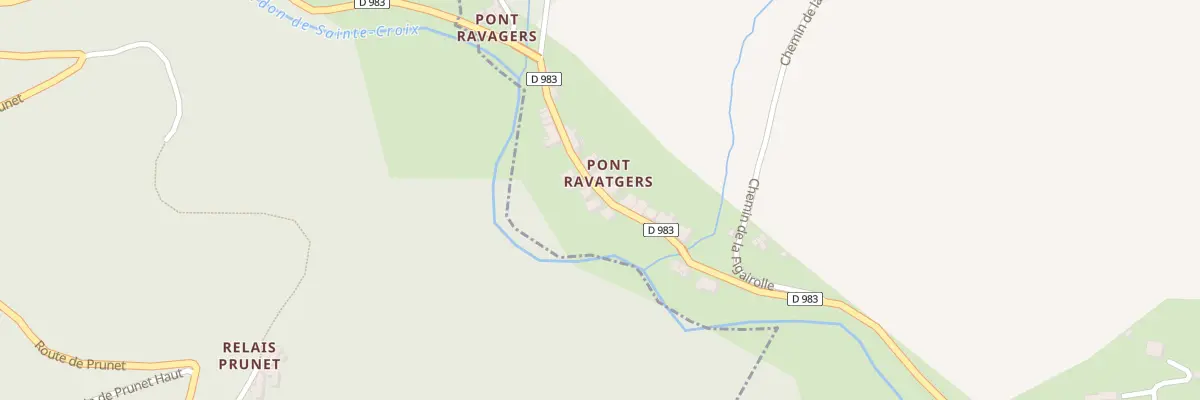 Plan du 5014 Pont Ravatgers à Sainte-Croix-Vallée-Française