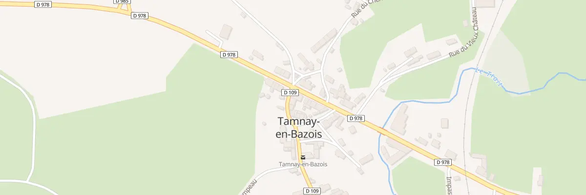 Plan du 1564 Rte Impériale à Tamnay-en-Bazois