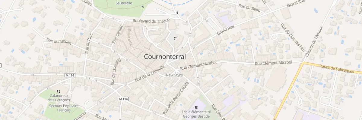 Plan du 10 Gr Grand Rue à Cournonterral