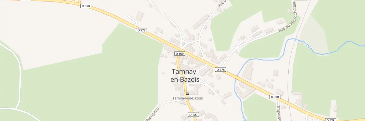 Plan du 74 Le Bourg à Tamnay-en-Bazois