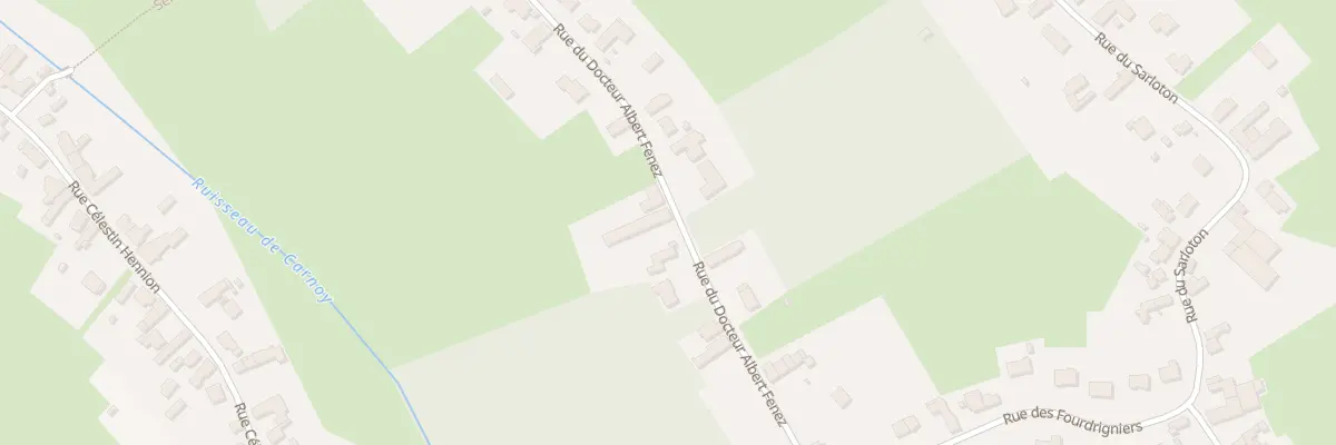 Plan du 1091 Rue du Doc Albert Fenez à Gommegnies