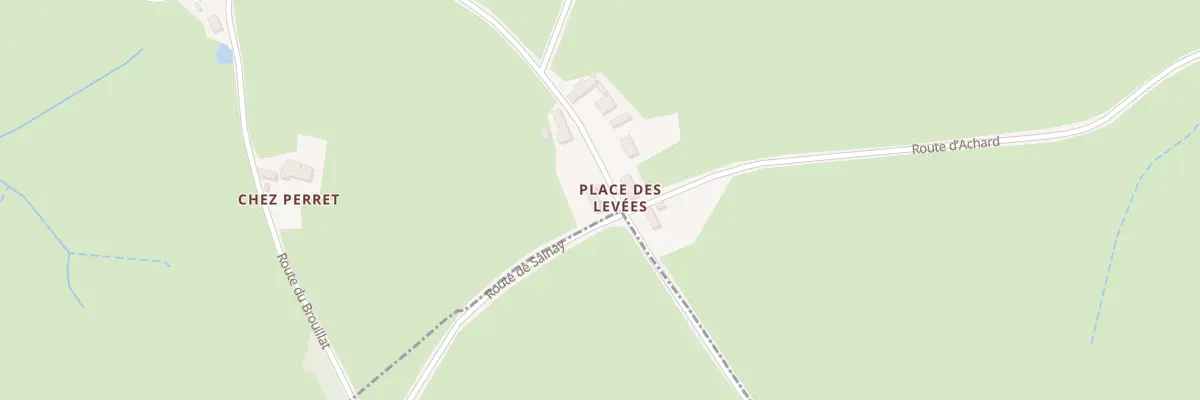 Plan du 408 Ple des Levees à Cronat