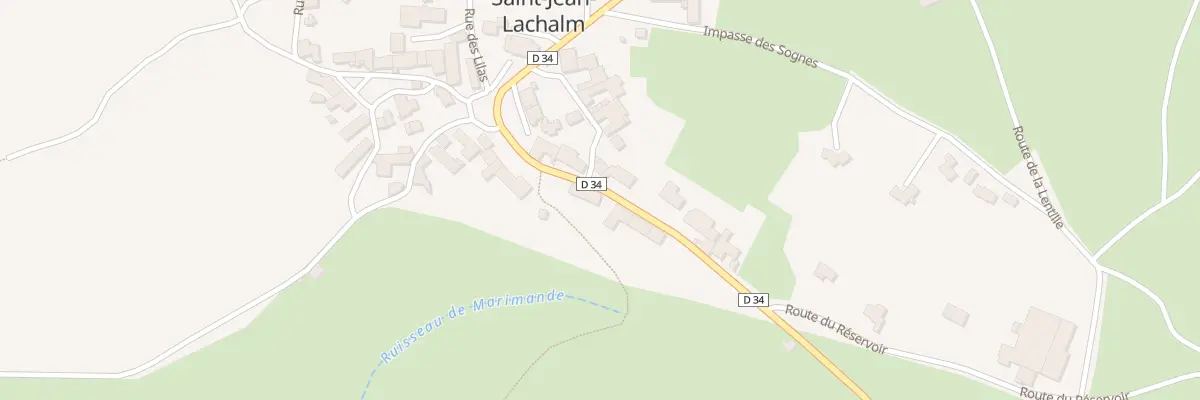Plan du 336B Rte du Haut Allier à Saint-Jean-Lachalm