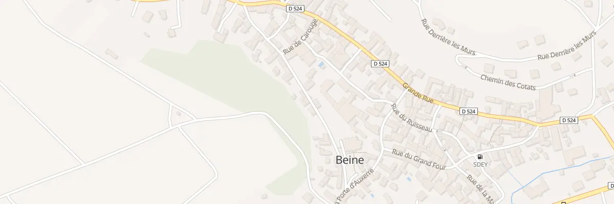 Plan du 15B Rue de la Voie Neuve à Beine