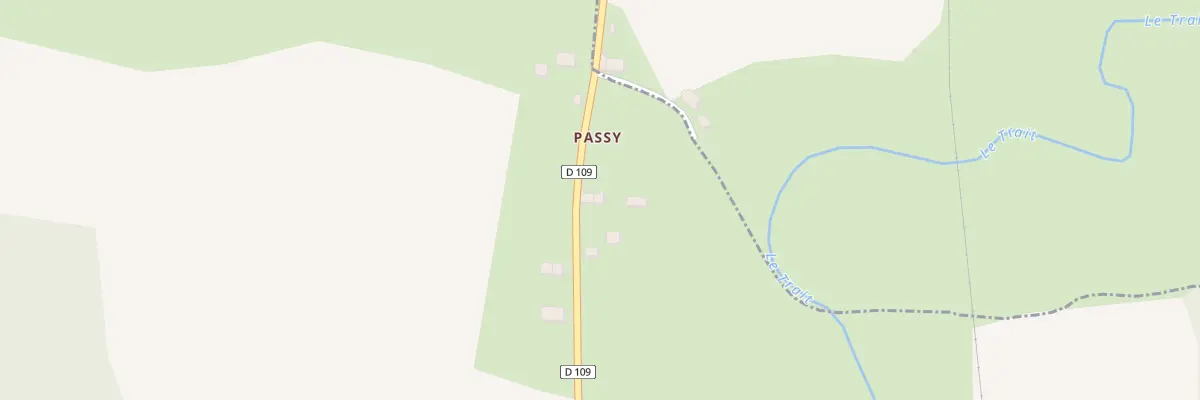 Plan du 50 Rte de Tamnay à Brinay
