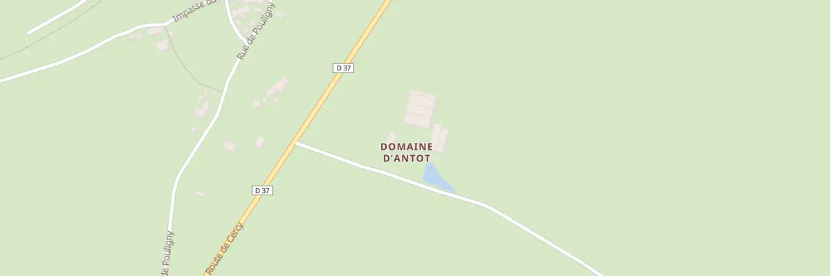 Plan du 1 Domaine d’Antot à Montaron