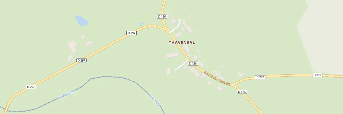 Plan du 4 Rte du Morvan à Mouron-sur-Yonne