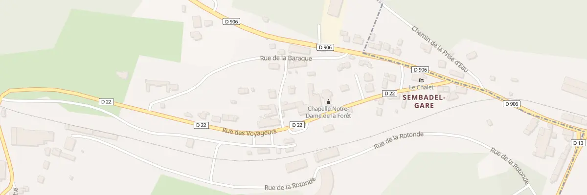 Plan du 5125 Sembadel Gare à Sembadel