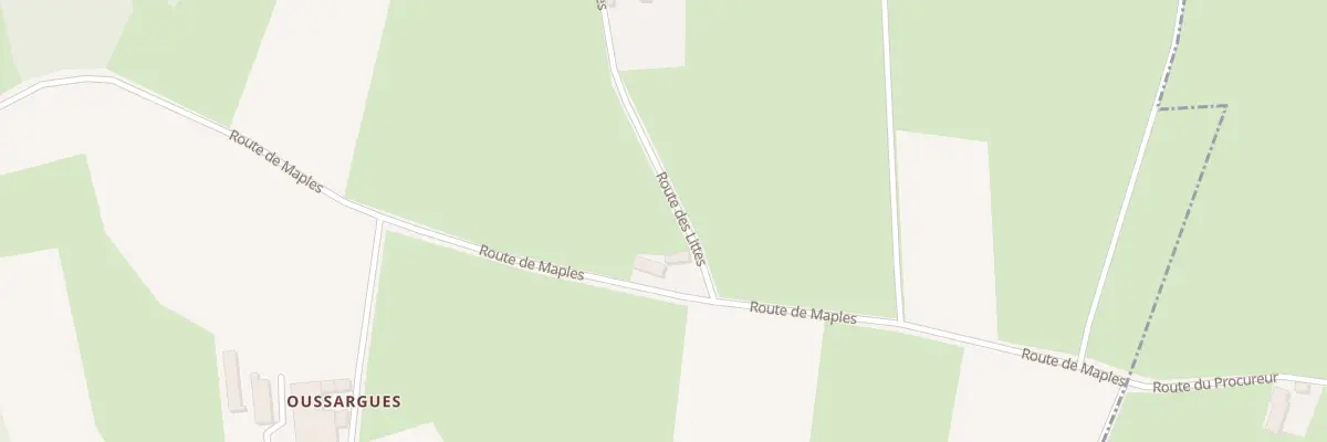 Plan du 5159 Oussargues à Mayres