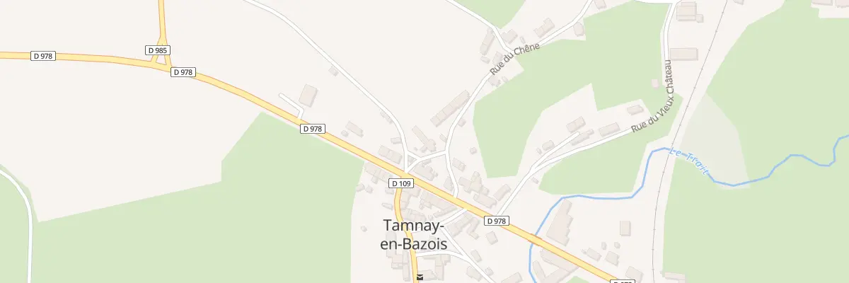 Plan du 20 Che des Rias à Tamnay-en-Bazois