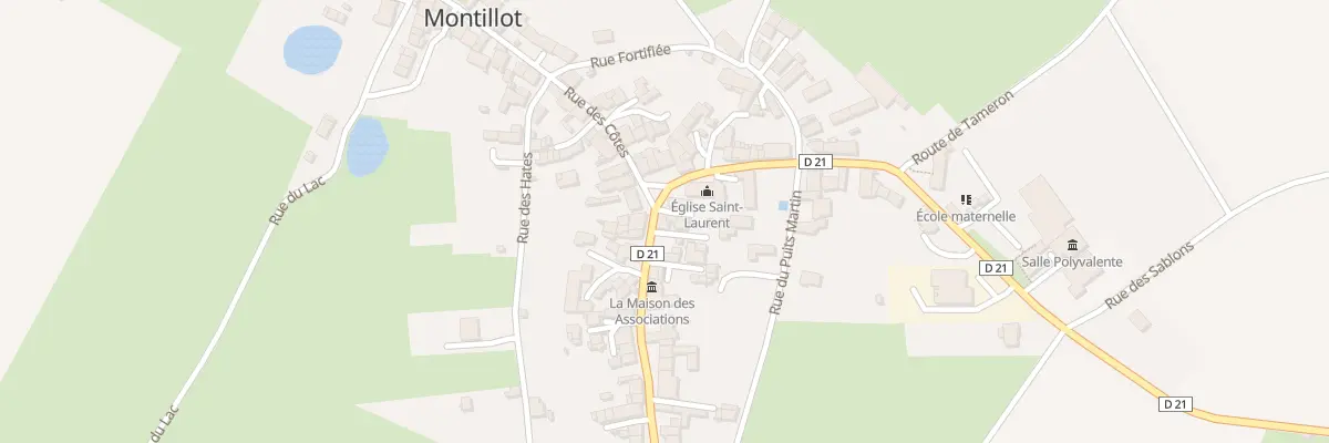 Plan du 5 Pl Saint-laurent à Montillot