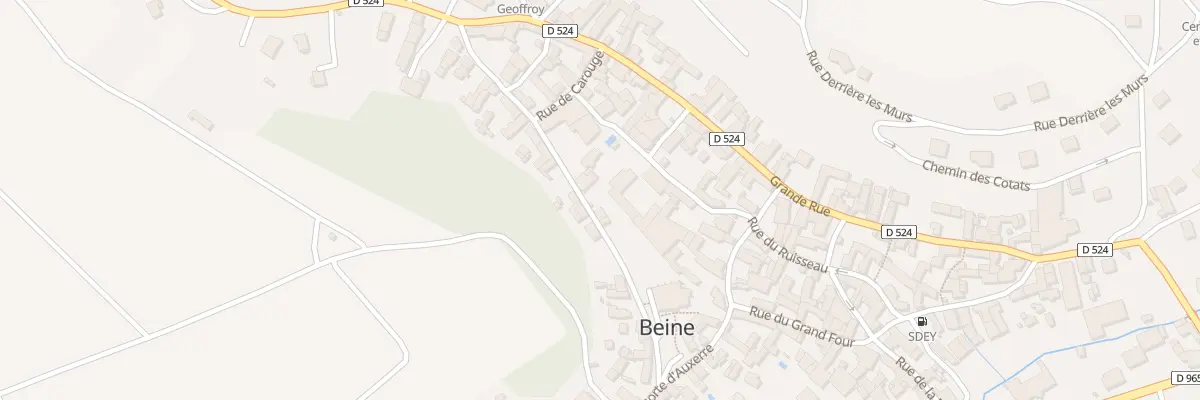 Plan du 14 Rue de la Voie Neuve à Beine