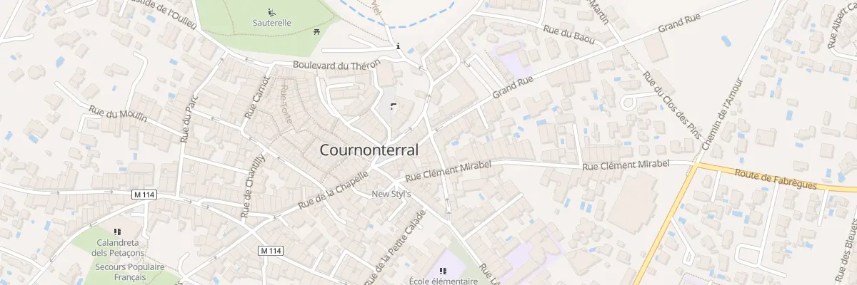 Plan du 16 Grand Rue à Cournonterral