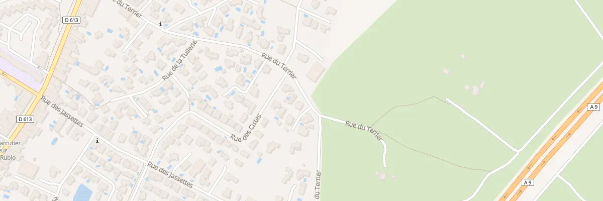 Plan du 38 Rue du Terrier à Gigean