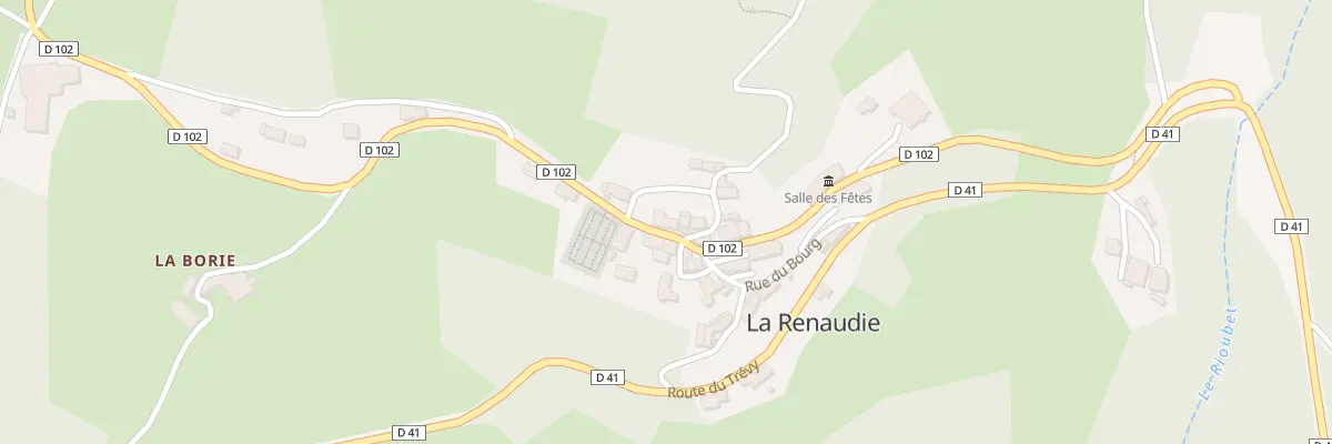 Plan du 5162 Le Bourg Nord à La Renaudie