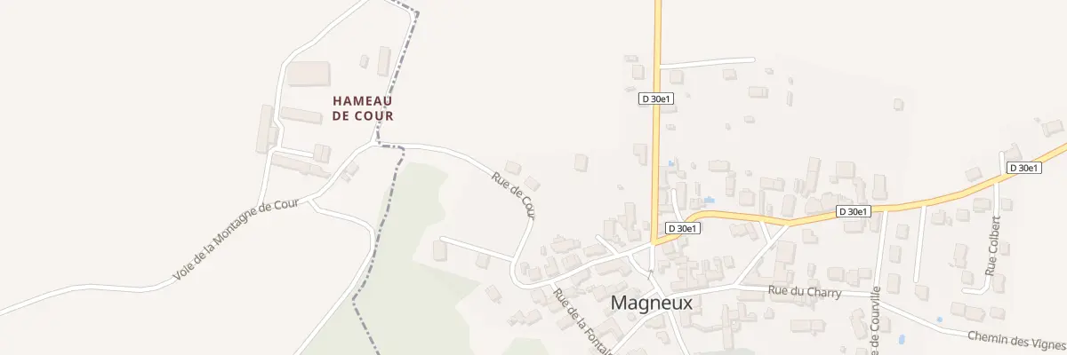Plan du 12 Rue de Cour à Magneux