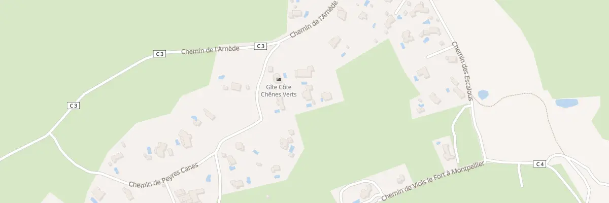 Plan du 23 Che de Peyres Canes à Viols-en-Laval