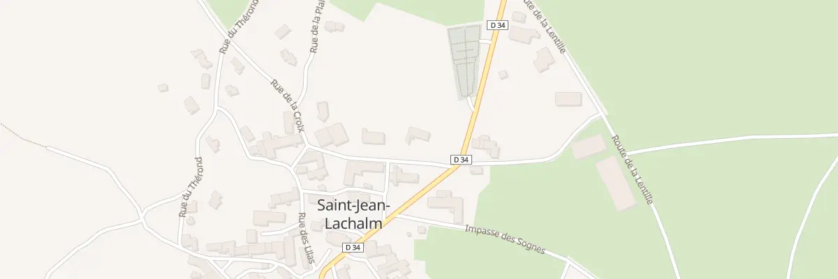 Plan du 5030 Le Bourg à Saint-Jean-Lachalm