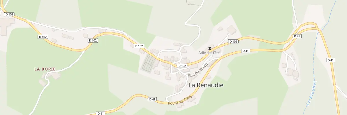 Plan du 5163 Le Bourg Nord à La Renaudie