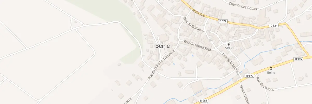 Plan du 5 Rue de la Voie Neuve à Beine