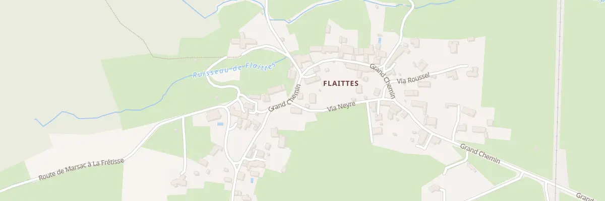 Plan du 19 Che Grand Chemin - Flaittes à Marsac-en-Livradois