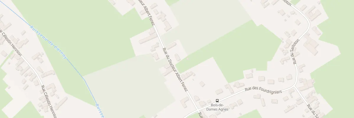 Plan du 1170 Rue du Doc Albert Fenez à Gommegnies