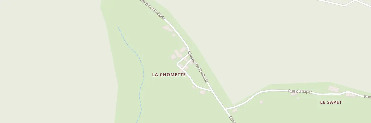 Plan du 5141 La Chomette à La Renaudie