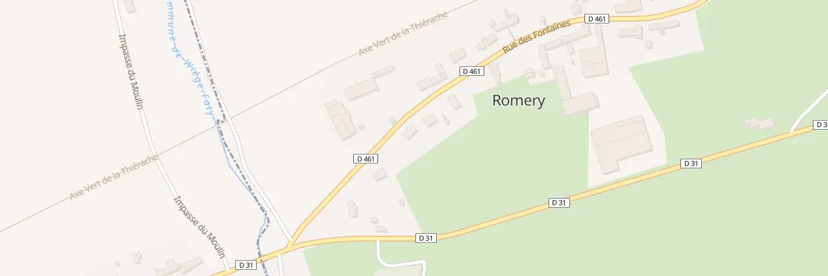 Plan du 29T Rue des Fontaines à Romery
