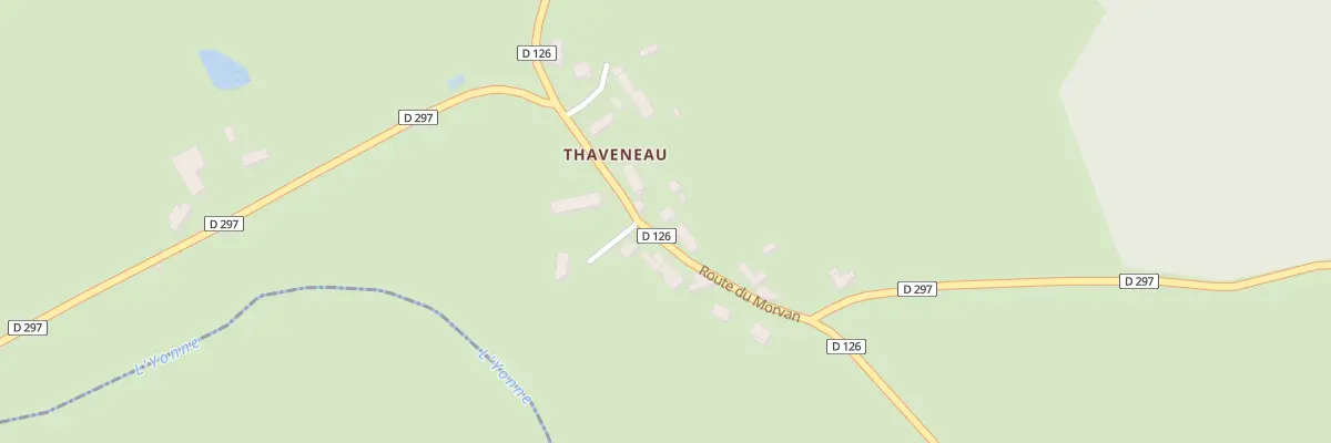 Plan du 7 Rte du Morvan à Mouron-sur-Yonne
