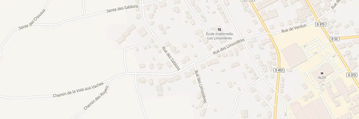 Plan du 11 Rue des Limonieres à Sézanne