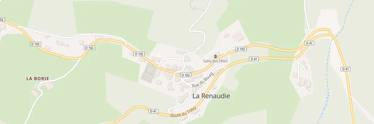 Plan du 5165 Le Bourg Nord à La Renaudie