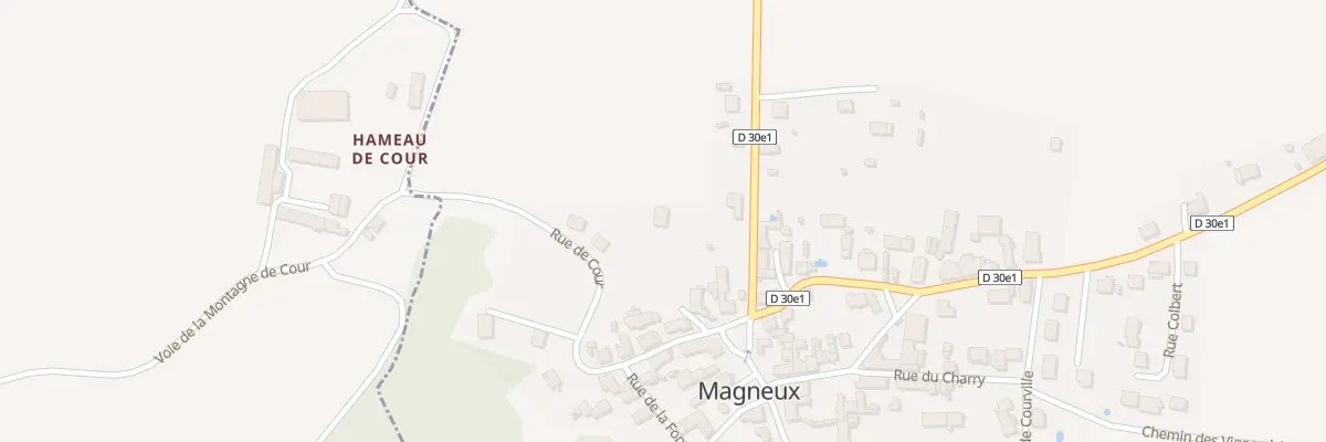Plan du 10 Rue de Cour à Magneux