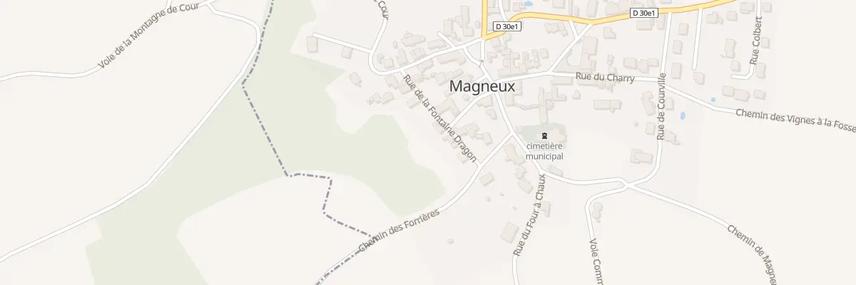 Plan du 8 Rue de la Fontaine Dragon à Magneux