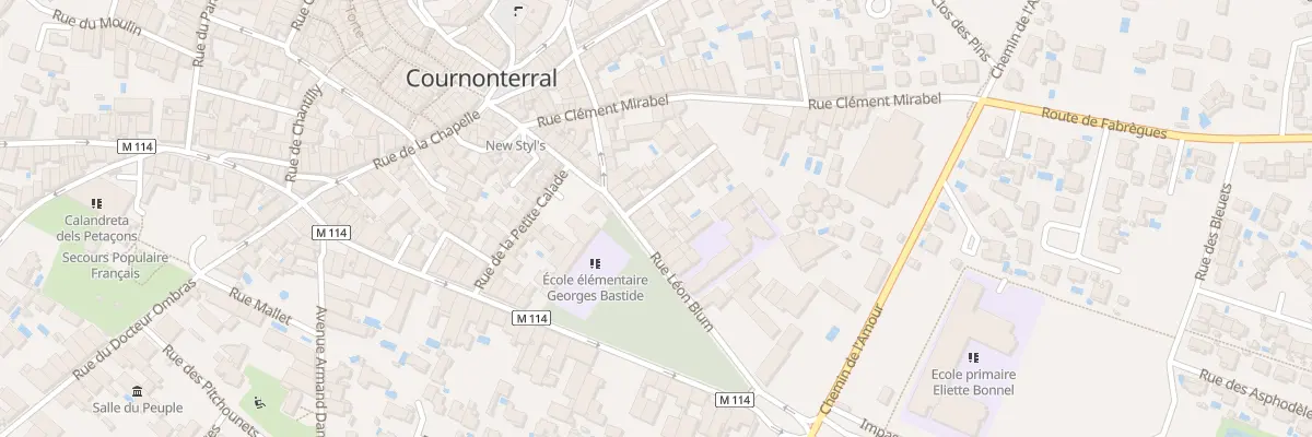 Plan du 27 Rue Léon Blum à Cournonterral