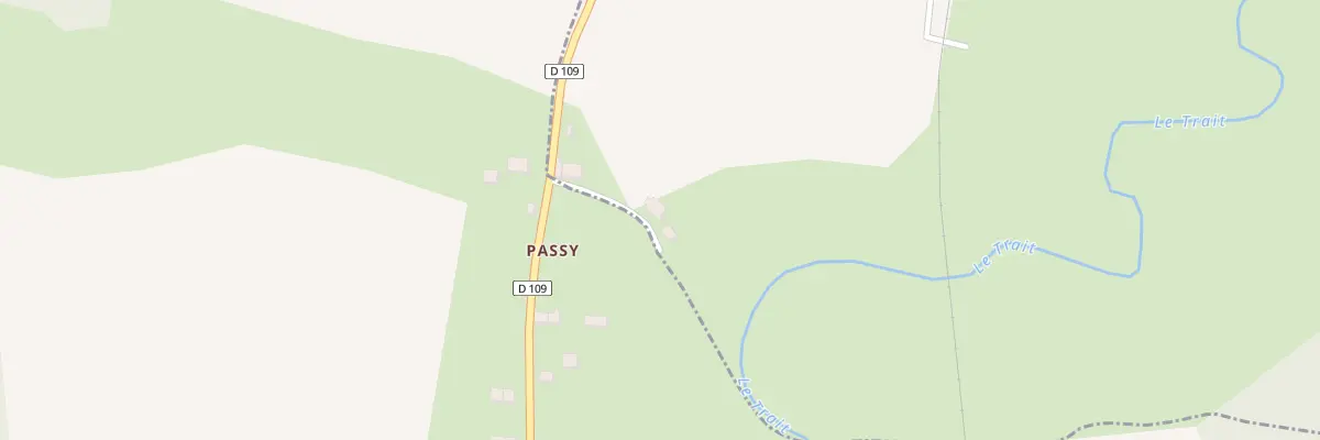 Plan du 1 Passy à Tamnay-en-Bazois
