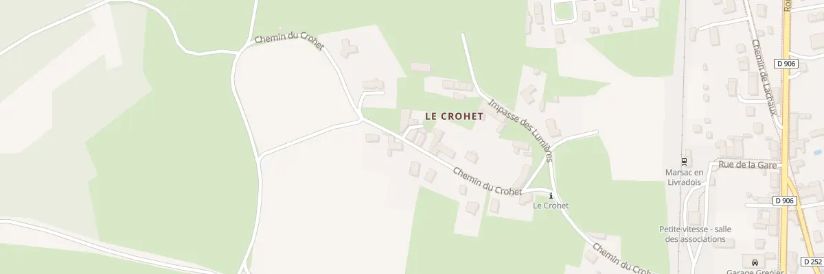 Plan du 5205 Le Crohet à Marsac-en-Livradois