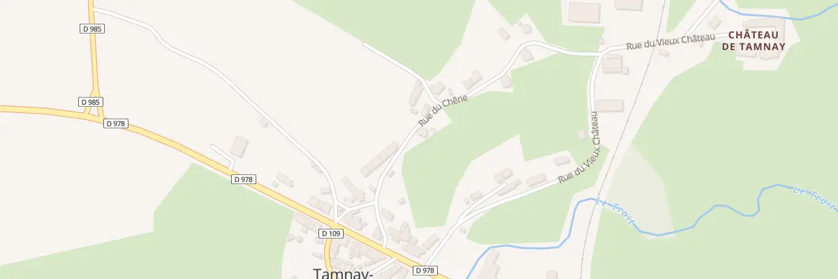 Plan du 118 Le Bourg à Tamnay-en-Bazois